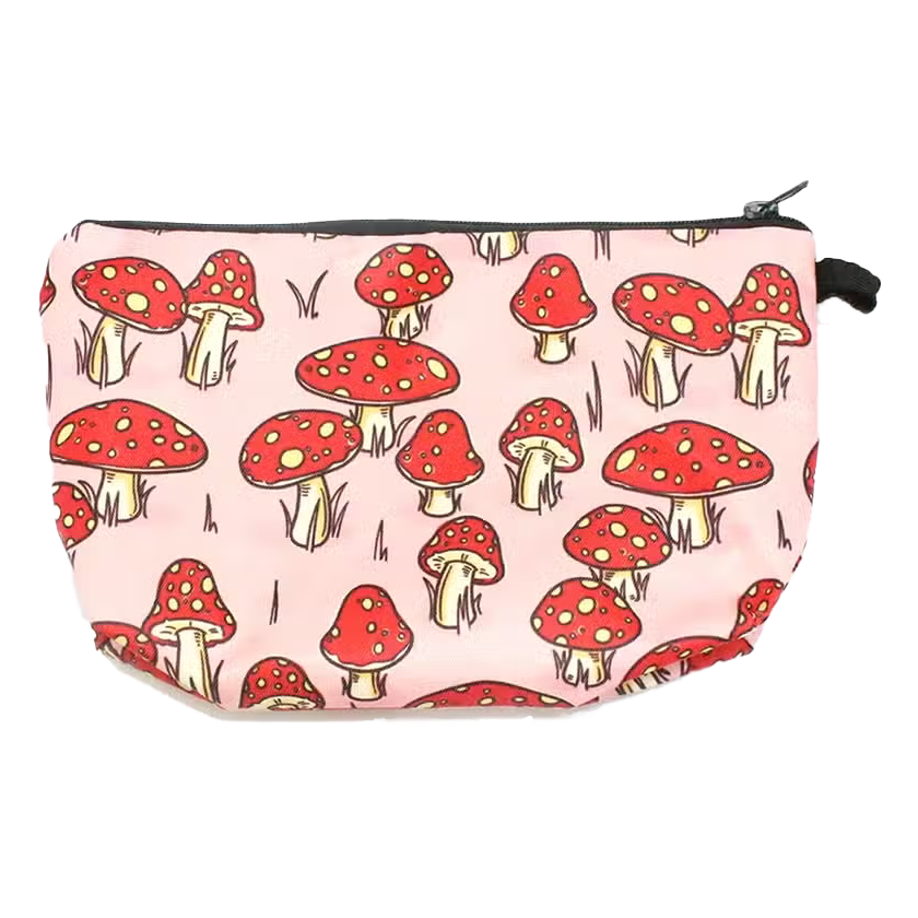 Mushroom Cosmetic Bag