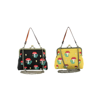 Mushroom Kisslock Purses