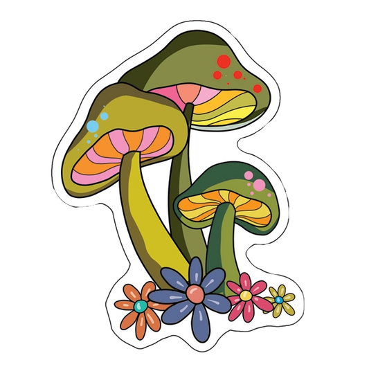 Mushrooms Sticker