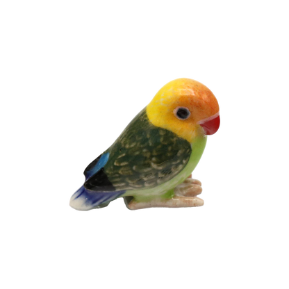 "Namibia" Lovebird Porcelain Miniature