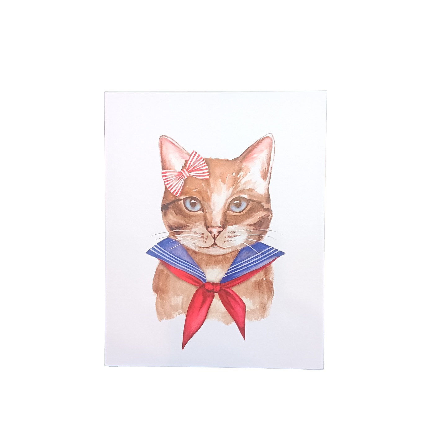 Nautical Cat Art Print