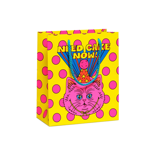 Need Cake Now Medium Gift Bag