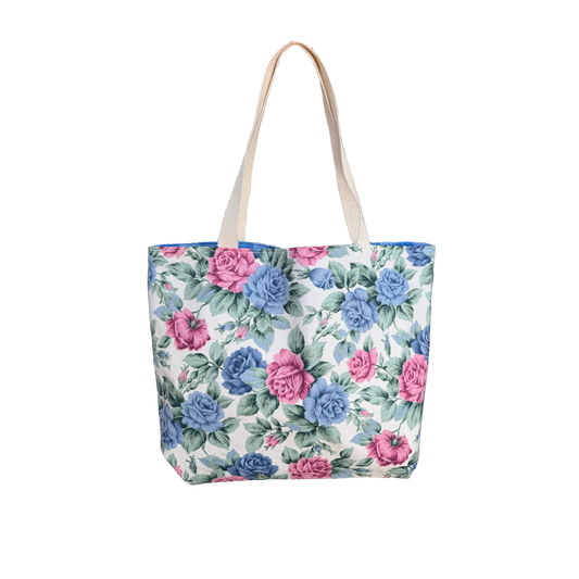 A Rosy Picnic Reversible Tote