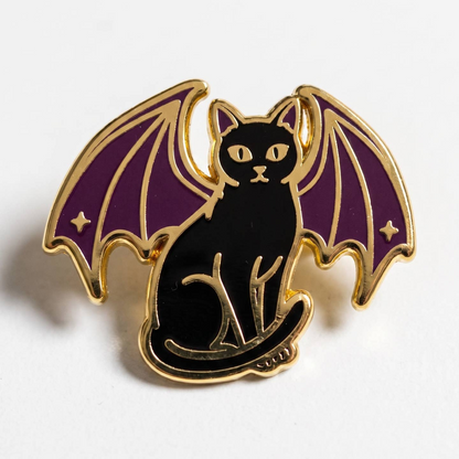 Night Cat Pin