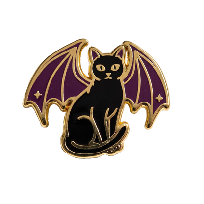 Night Cat Pin