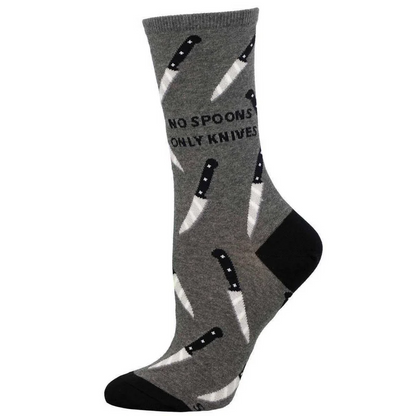 No Spoons Only Knives - Women's Socks