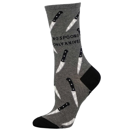 No Spoons Only Knives - Women's Socks