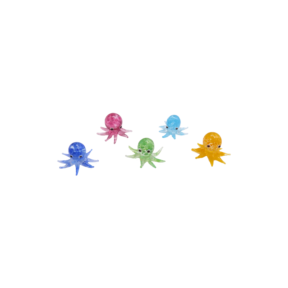 Mini Glass Octopus Figurine