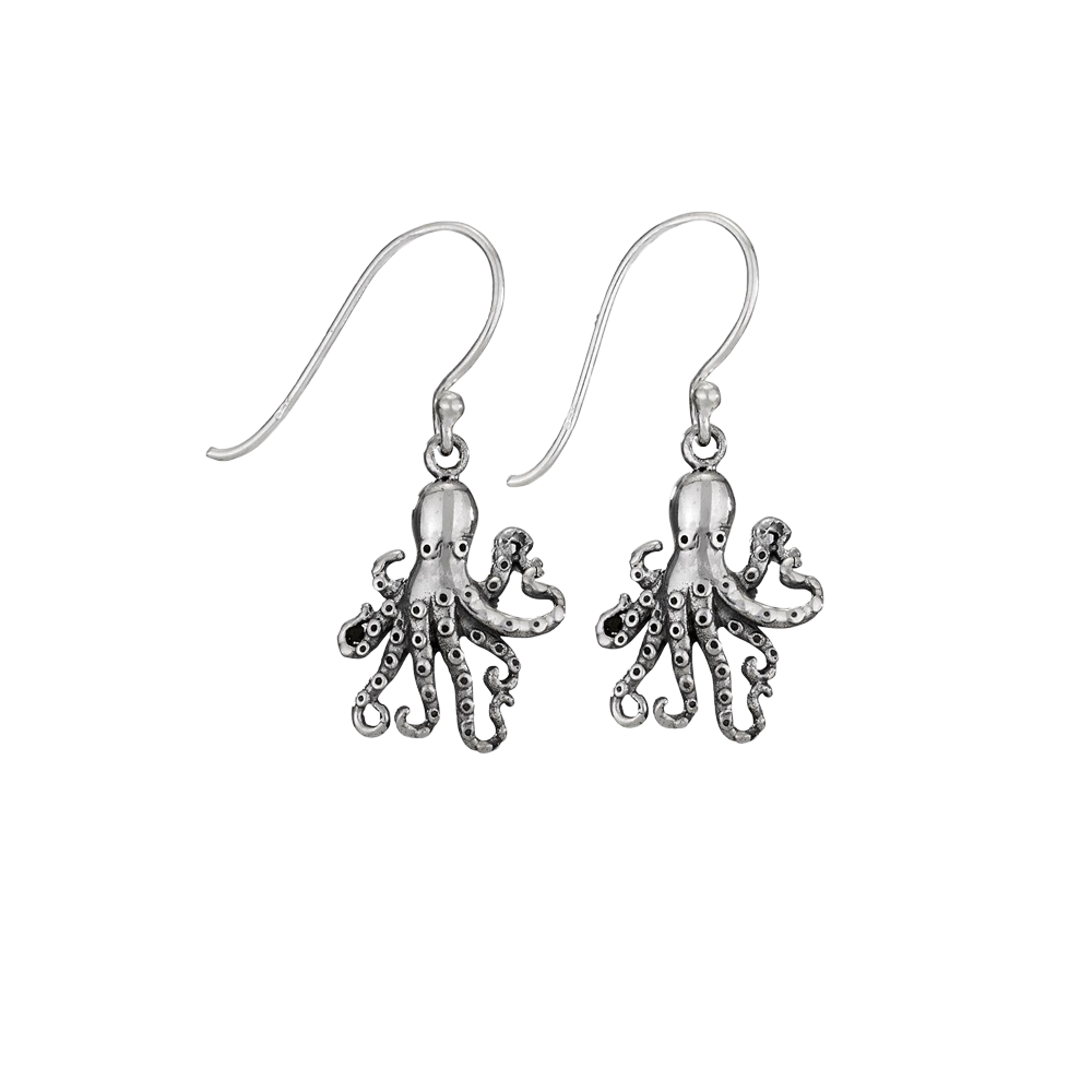 Intelligent Creature Sterling Silver Dangle Earrings
