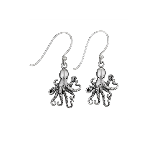 Intelligent Creature Sterling Silver Dangle Earrings
