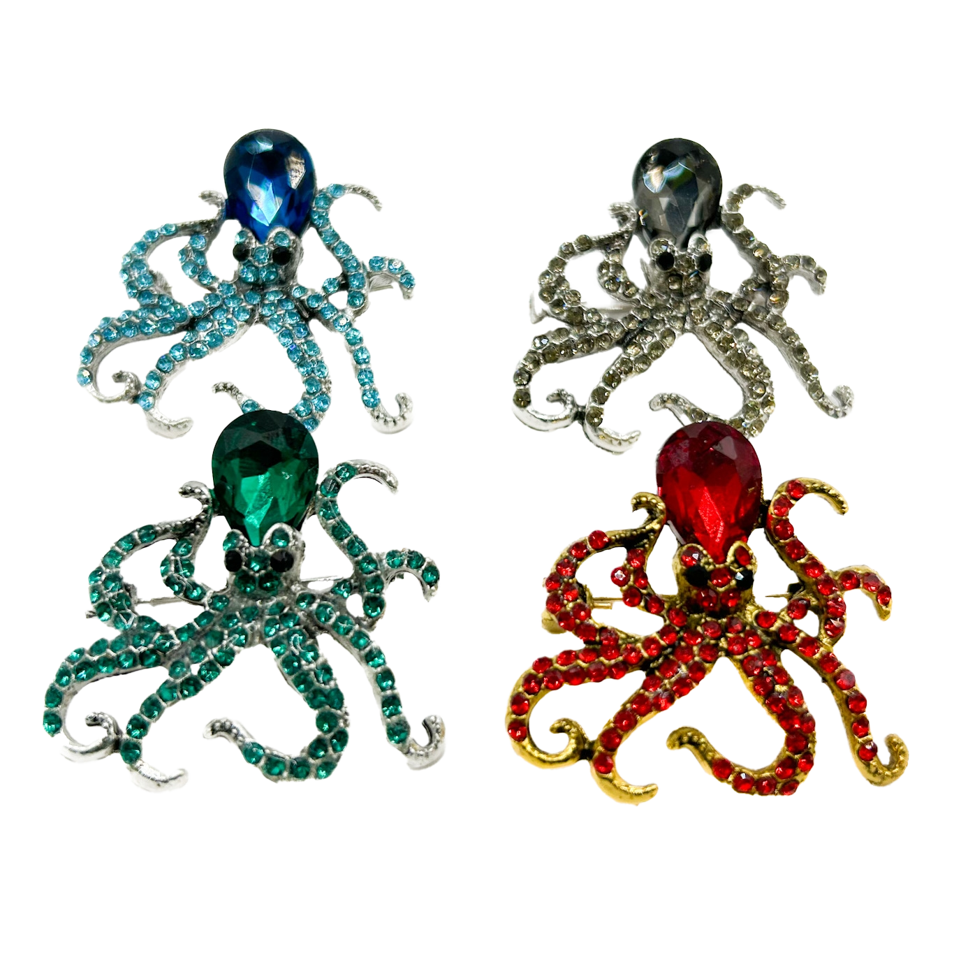 Octopus Brooch