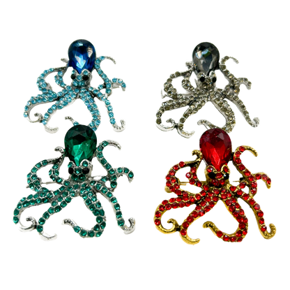 Octopus Brooch