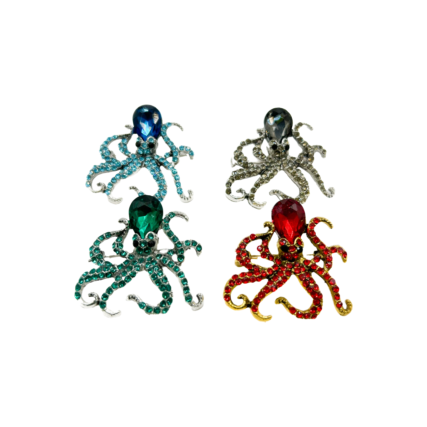 Octopus Brooch