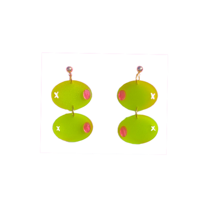 Olive Dangle Earrings