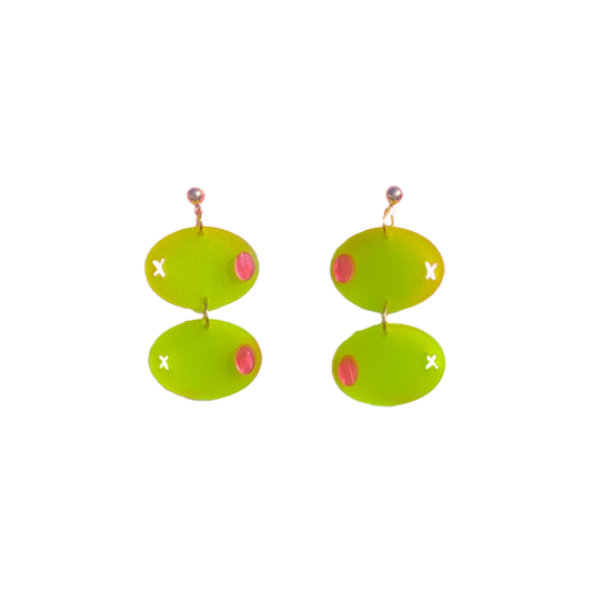Olive Dangle Earrings