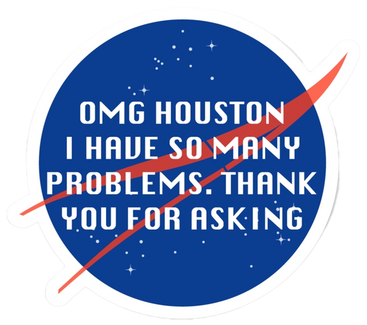 Omg Houston Sticker