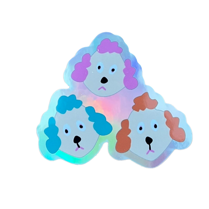 Oodles of Poodles Sticker