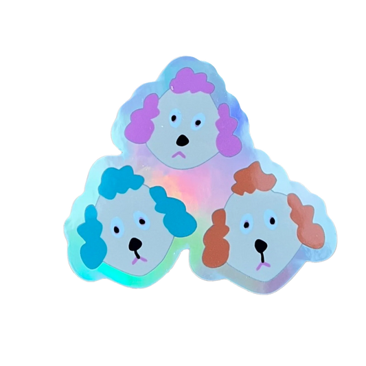 Oodles of Poodles Sticker