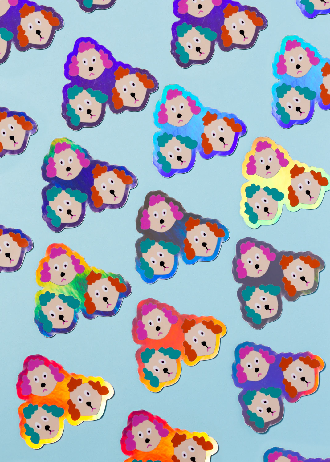 Oodles of Poodles Sticker