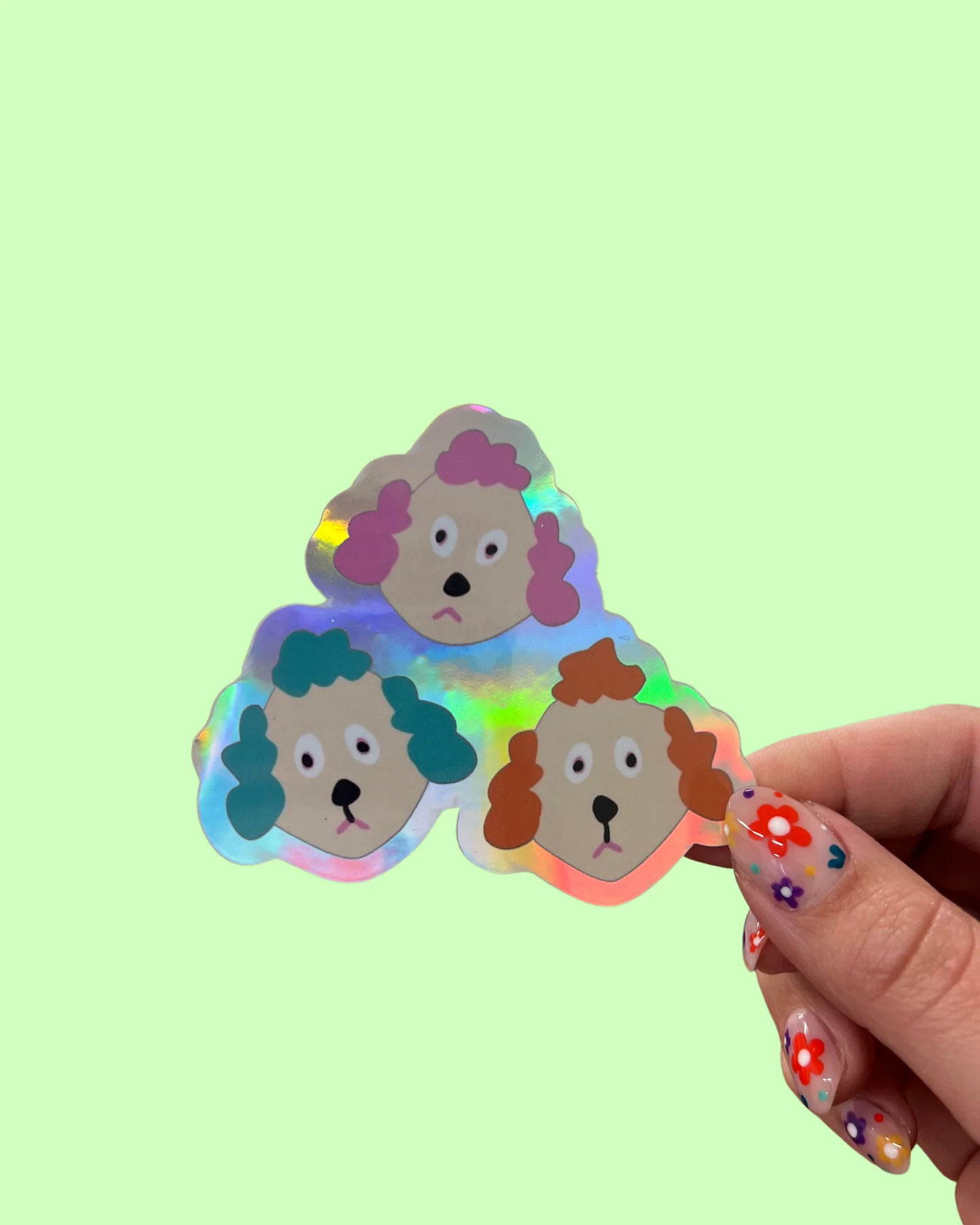 Oodles of Poodles Sticker