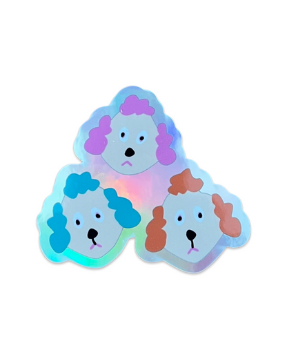 Oodles of Poodles Sticker