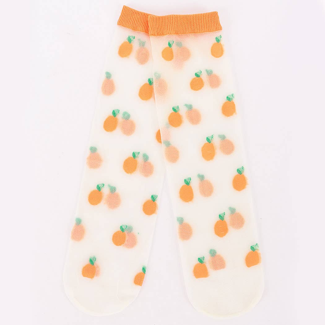 Fruit Sheer Socks