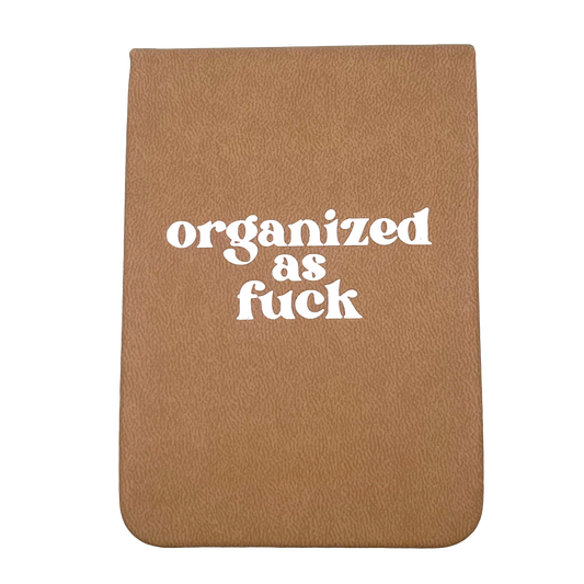 Organized As Fuck Leatherette Pocket Journal