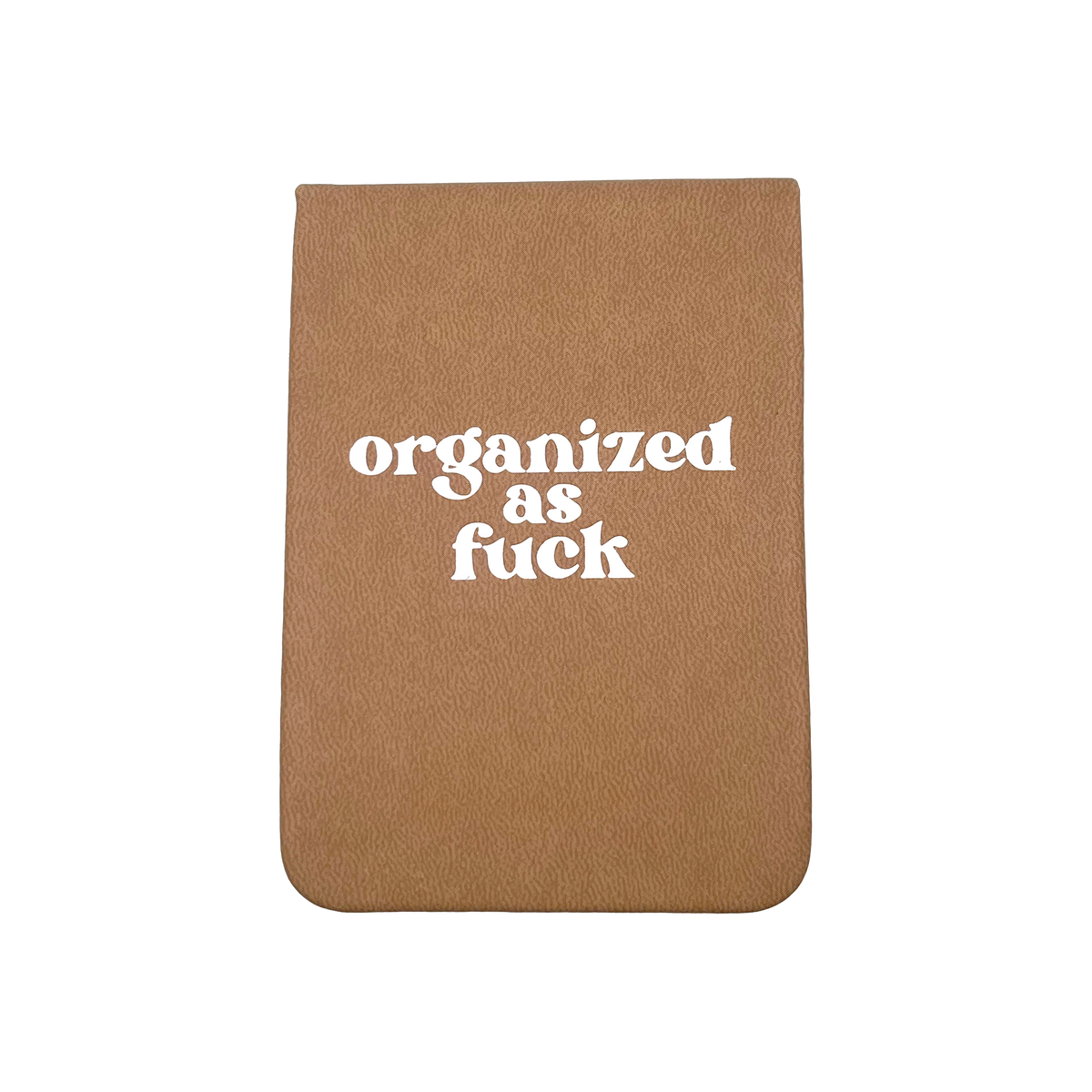 Organized as Fuck Lower Case Leatherette Pocket Journal