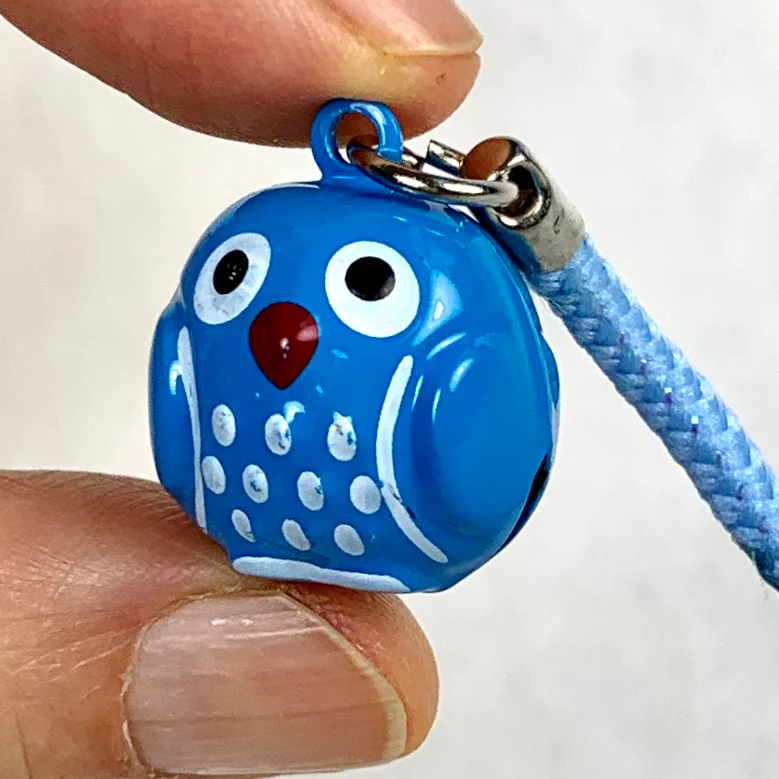 Assorted Owl Bell Keychains