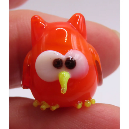 Glass Owl Figurine