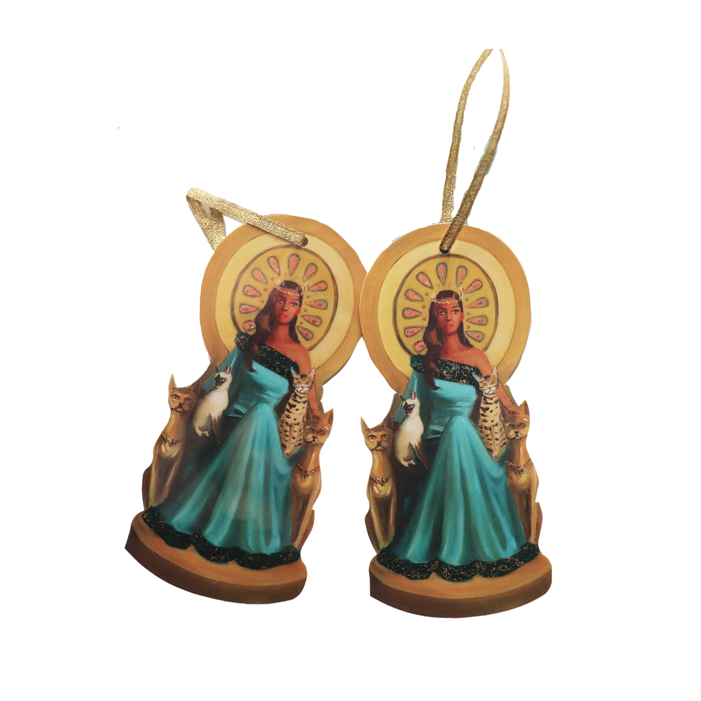 Cat Queen Paper Ornament