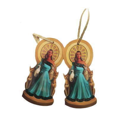 Cat Queen Paper Ornament