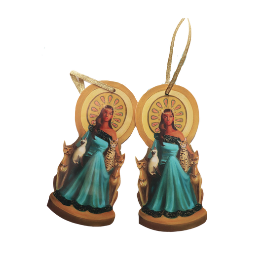 Cat Queen Paper Ornament