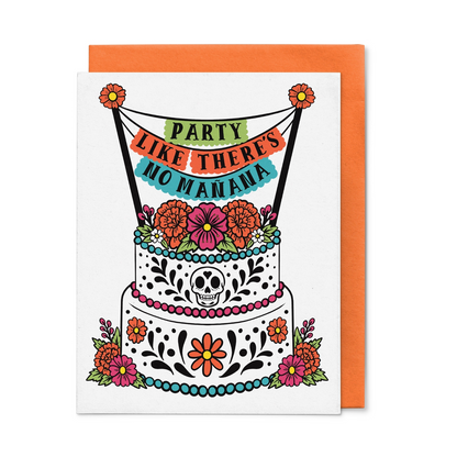 Party Like There's No Mañana Birthday Card