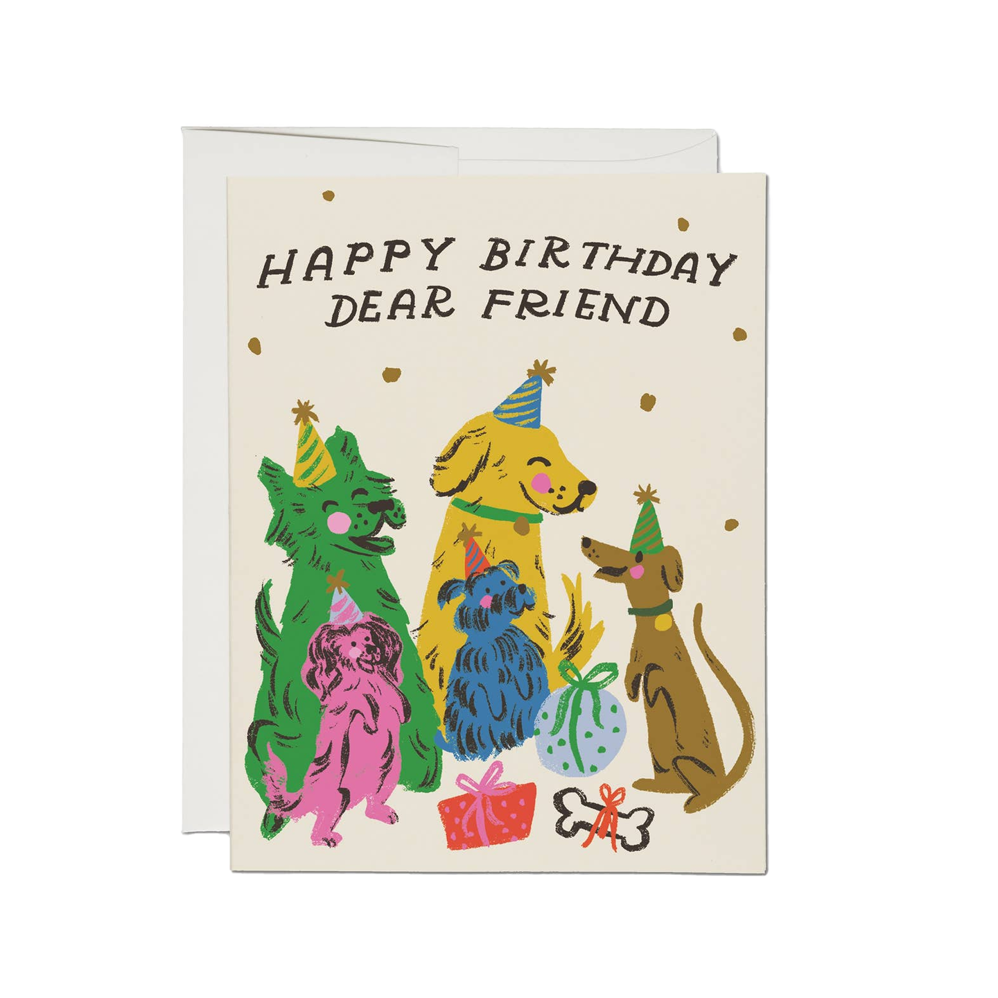 Puppy Party Birthday Card