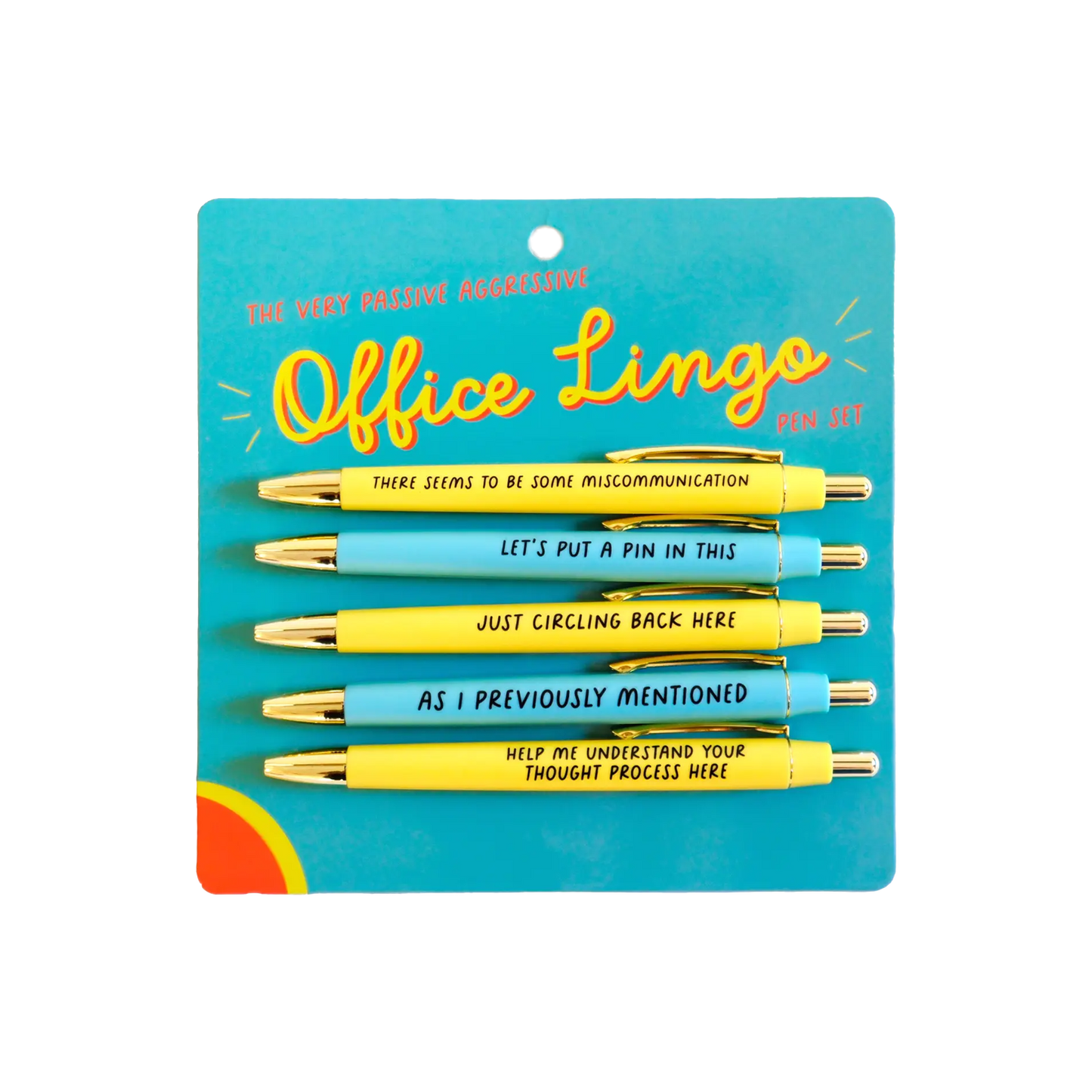 The (Very Passive Aggressive) Office Lingo Pen Set