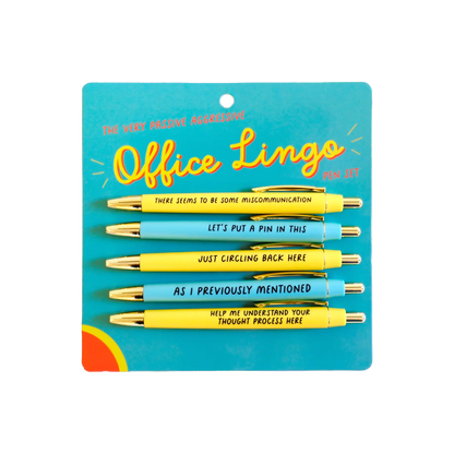 The (Very Passive Aggressive) Office Lingo Pen Set