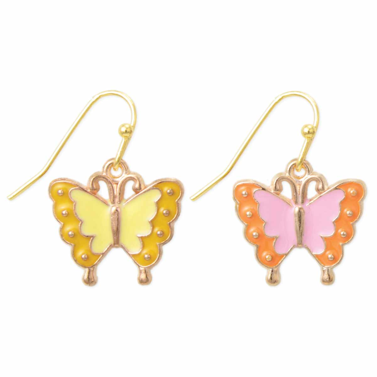 Pastel Parade Butterfly Dangle Earrings