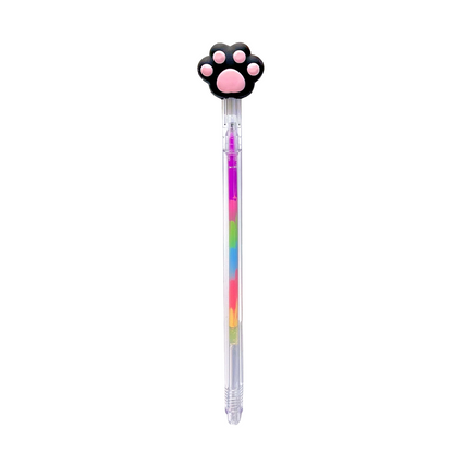 Paw Print Rainbow Gel Pen
