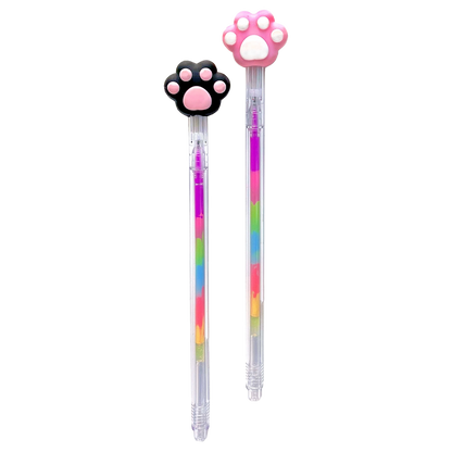 Paw Print Rainbow Gel Pen
