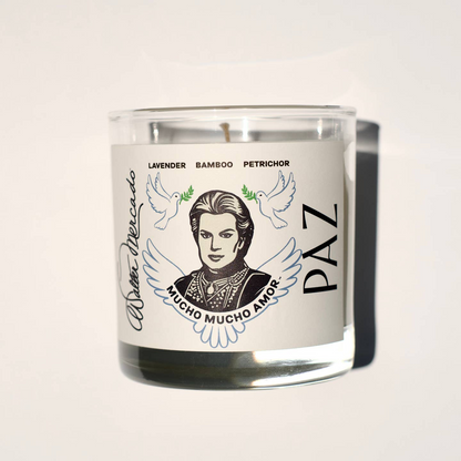 Paz Walter Mercado Candle