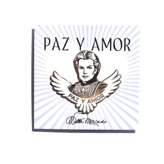 Walter Mercado Paz Y Amor Enamel Pin