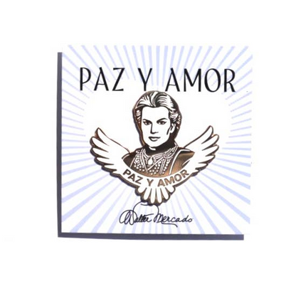Walter Mercado Paz Y Amor Enamel Pin