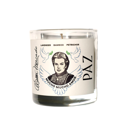 Paz Walter Mercado Candle