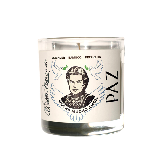 Paz Walter Mercado Candle