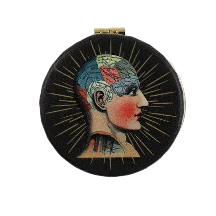 Phrenology and Palmistry Compact Mirror