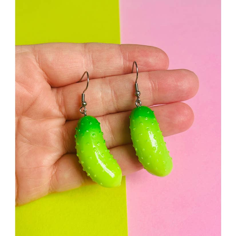 Pickle Dangle Earrings
