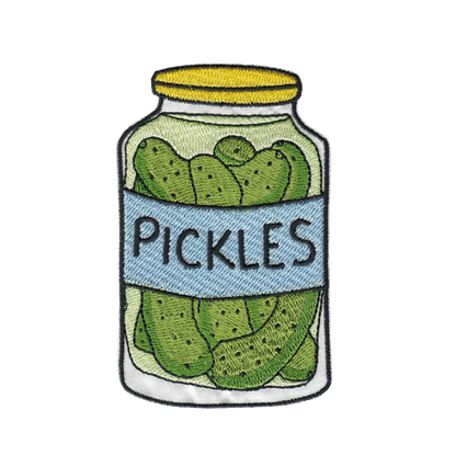 Cartoony Jar of Pickles
