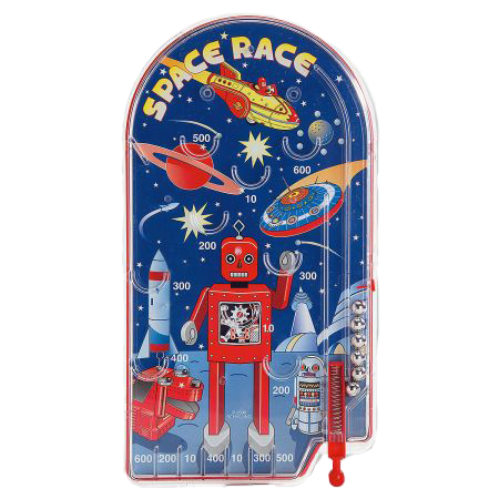 Space Race Pinball Game