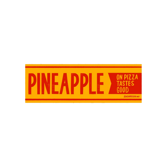 Pineapple on Pizza Sticker